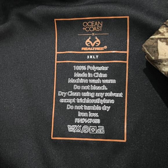 NWT Ocean + Coast Men's 3XL Colorblock Long Sleeve Button-Up Shirt - Picture 4 of 5